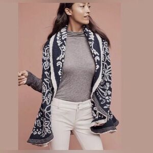 Anthropologie Sleeping on Snow First Snow Coat Size Medium